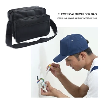 

Multi-function Hardware Electrician Toolkit Portable Wear-resistant Tool Bag Metal Tools kit Parts Hardware Organizer