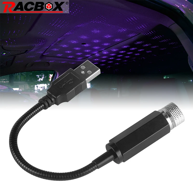 RACBOX Красный Фиолетовый Мини Внутреннее освещение Светодиодный светильник на