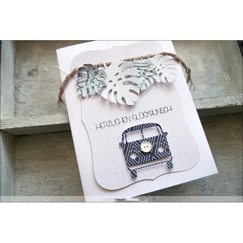 Paperart Monstera Sukkulenten Karten Typecast We R memory keepers-2230429