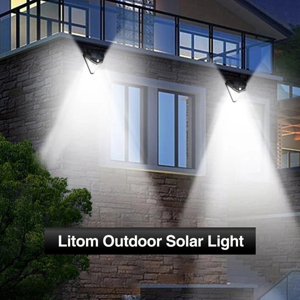 38LED Солнечный Мощность лампа движения PIR Сенсор на открытом воздухе 1/2/4 шт. Солнечный садовый фонарик с защитой от воды безопасности энергосберегающие садовый настенный фонарь