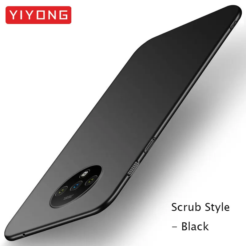 Чехол для OnePlus 7 T, защитный чехол YIYONG для OnePlus 7T Pro, чехол, матовая жесткая задняя крышка из поликарбоната, One Plus 7 T/7 T Pro - Цвет: Чёрный матовый