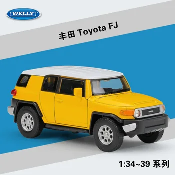 

Welly 1:36 Simulation Metal Model Car Toy For Toyota FJ Alloy Car Toy Model with Pull back function For Kids Gift