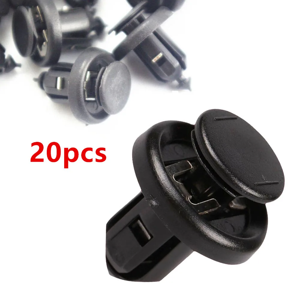 Black Nylon Front Bumper Fix Clip Push Type Retainer For Honda Acura MDX RDX Accord Civic Odyssey Element CR-V Auveco A20986 | Автомобили