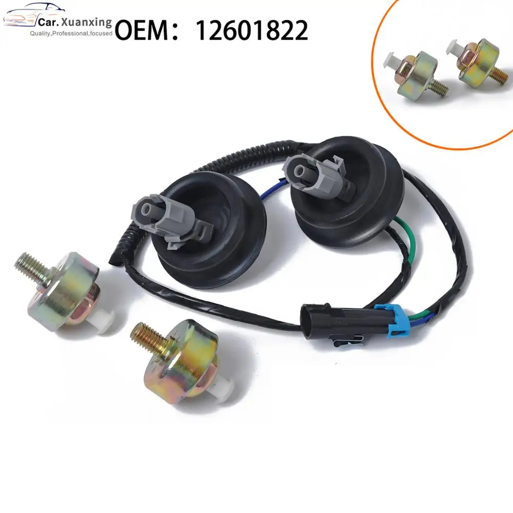 

12601822 Knock Sensor Harness for Chevy GMC Silverado Sierra Cadillac Grade 10456603 12575869 12589867 12597415