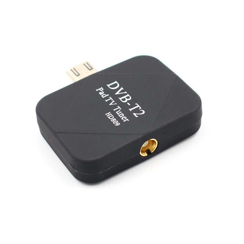 DVB-T2 ТВ антенна приемник Цифровой Микро-USB тюнер для Android мобильного телефона Pad HD tv Stick с двойной антенной