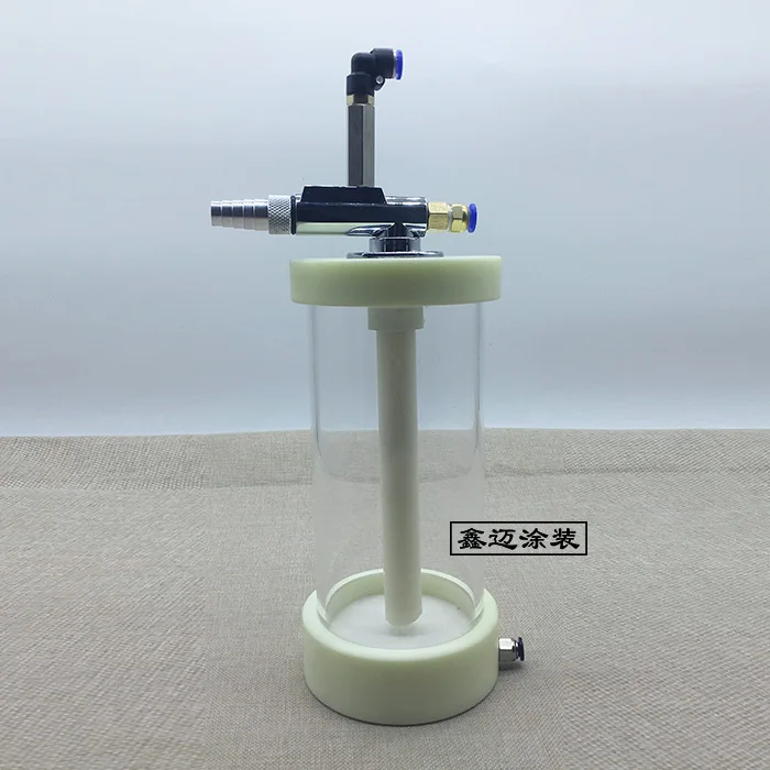 

Электростатическое порошковое покрытие, бункер, экспериментальная маленькая Порошковая чашка из оргстекла с флюидирующей пластиной и порошковым насосом