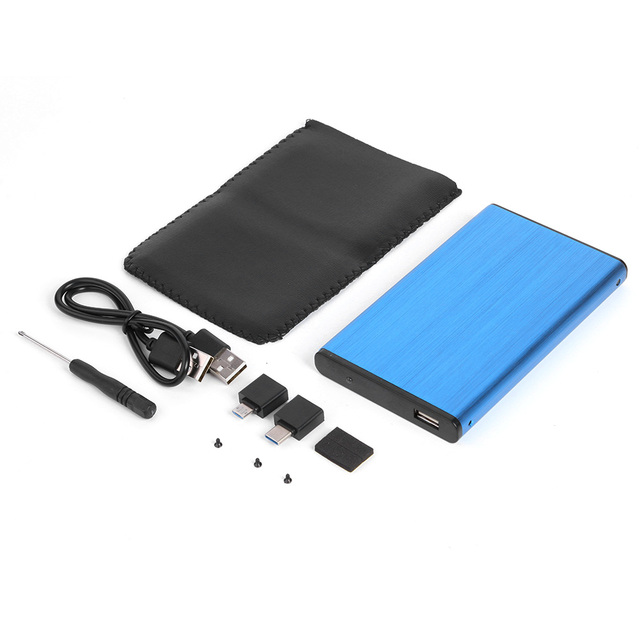 Laptop PC 2.5 inch USB 3.0 External Hard Drive Disk Box USB 2.0 Support 10TB HDD SSD Mobile Enclosure Case