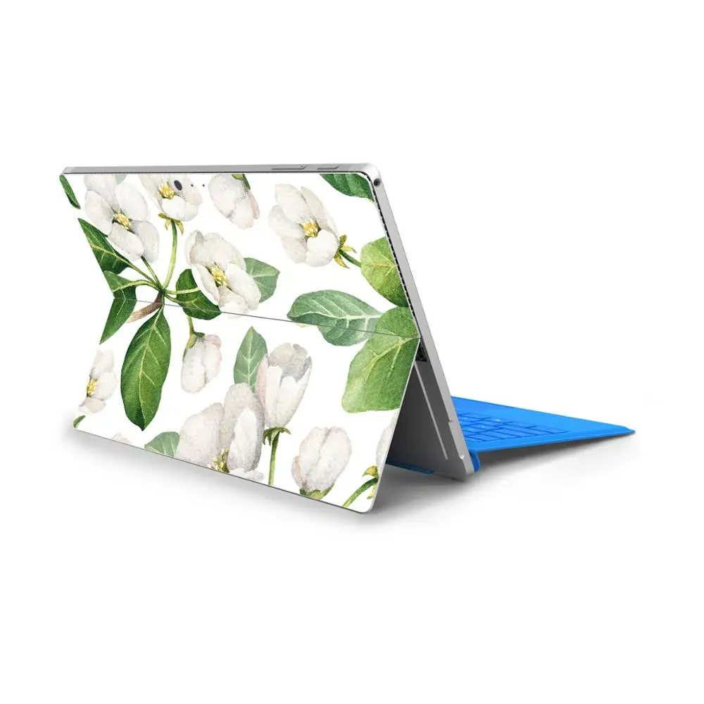 Виниловые наклейки для ноутбука microsoft Surface Pro 6 Pro 5 Pro 4 Flower series, чехол для ноутбука Surface Pro 4/5/6