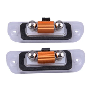 

LED License Plate Light Replacement Kit Attachment Assembly Auto White Rear