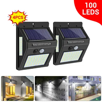 

PIR Motion Sensor 20 48LED 100LED Sunlight control Solar Energy Street light Yard Path Home Garden Solar Power lamp Wall Light