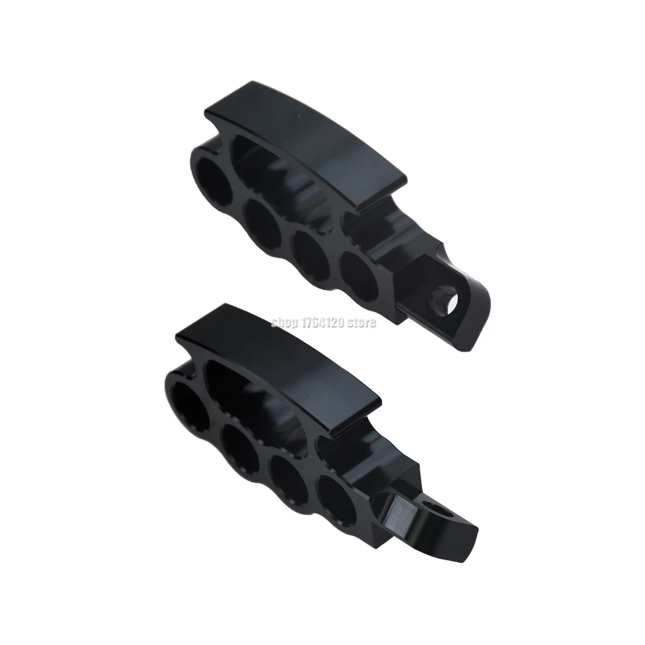 Motorcycle Flying Knuckle Footpegs Footrests Billet Black Aluminum For Harley V-Rod Sportster 883 XL Dyna Softail Custom