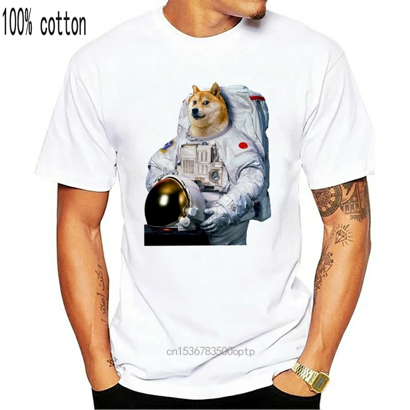 Doge собака астронавт Лайка советский российский Космос смешной мем унисекс Топы