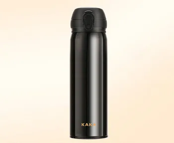 

With Straw Cartoon Water Bottle Stainless Steel School Kids Water Bottle Insulated Outdoor Garrafa Agua Camping Table AA50SP