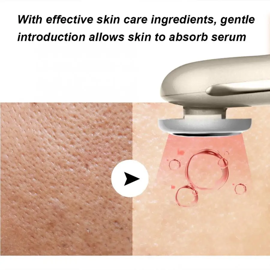 Ионное косметическое терапевтическое устройство для чистки лица Омоложение кожи питательные вещества импорт Массажер кожи Антивозрастная маска 1