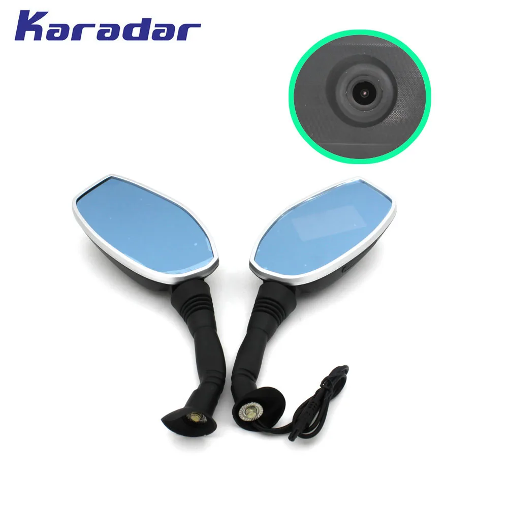 

2018 new karadar motorcycle rear view recorder DVR 2.7 inch display 1280*720 camera