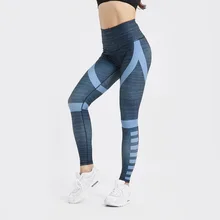 Новинка, эластичные штаны для йоги, Спортивная цифровая печать, девять точек, леггинсы, высокая талия, штаны для йоги, женские спортивные штаны для фитнеса