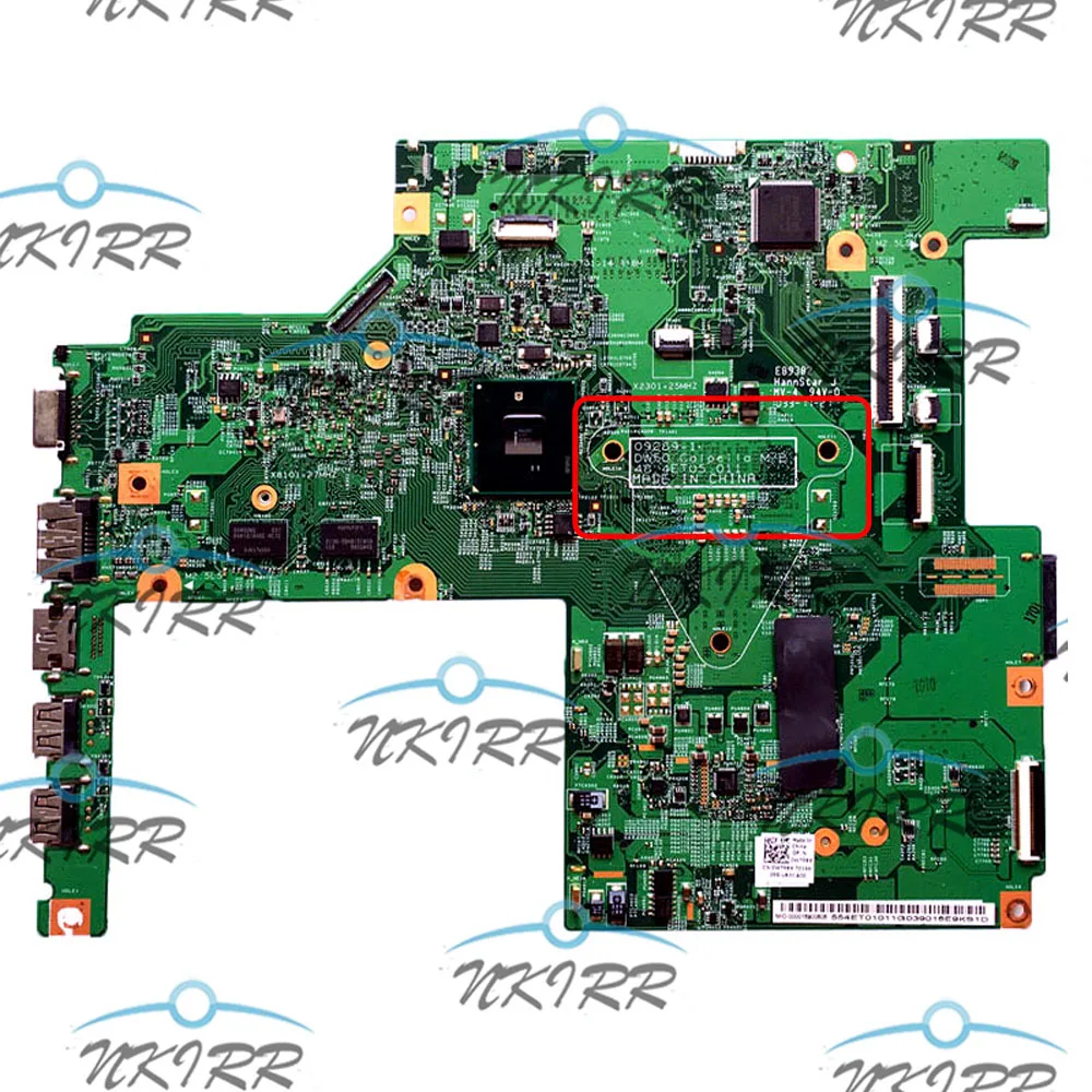 Calpella m b 48.4et05.011 W79x4 Gt310m 512m Hm57 S989 Ddr3 Motherboard para Dell Vostro 3500 V3500 092891 Dw50 Placa-mãe para notebook - Imagem 2