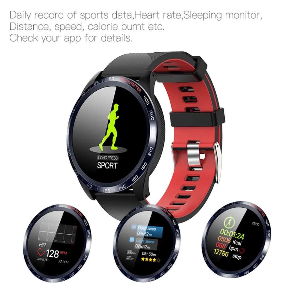 Водонепроницаемые Смарт-часы W4 фитнес-трекер спортивной активности браслет с