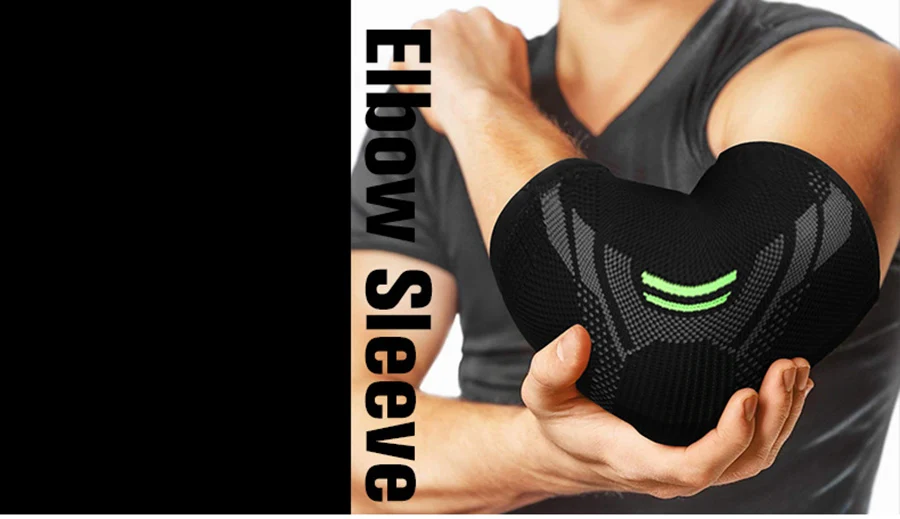 1 шт. налокотник бандаж компрессионная поддержка для TendonitisTennis Баскетбол волейбол налокотник протектор уменьшить боль