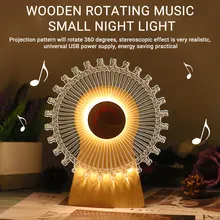 Veilleuses musclées 3D USB en acrylique, grande roue, bureau, lampe LED, décor de chevet de chambre à coucher de bébé, cadeaux décoratifs chauds