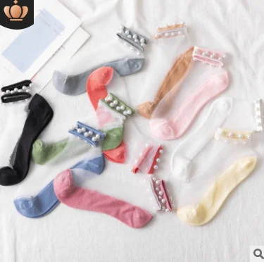 Новинка лета 2019 носки с вышивкой лодочки мультяшным рисунком смайлика забавные