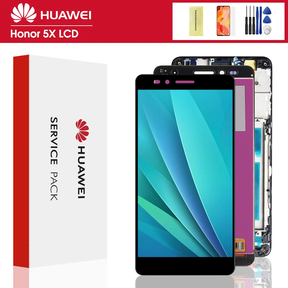 5 ''для Huawei Honor 5x KIW-AL10 KIW-L21 KIW-L22 KIW-TL00 TL00H CL00 ЖК-дисплей сенсорный экран