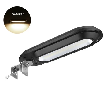 

Pathway Wall Lamp Super Bright Easy Install Optical Control Solar Gutter Light Outdoor Garden ABS IP65 Waterproof Fence Led