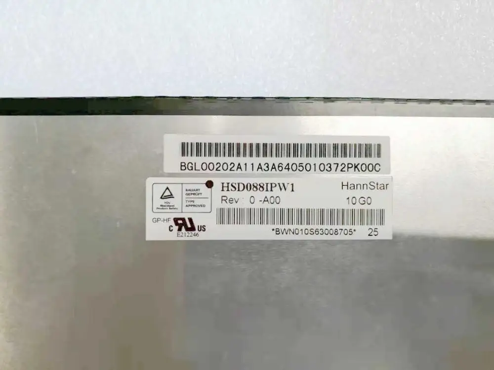 Yqwsyxl 8 дюймов ЖК-дисплей Экран дисплея HSD088IPW1-A00 HSD088IPW1 A00 ЖК-дисплей Экран Замена