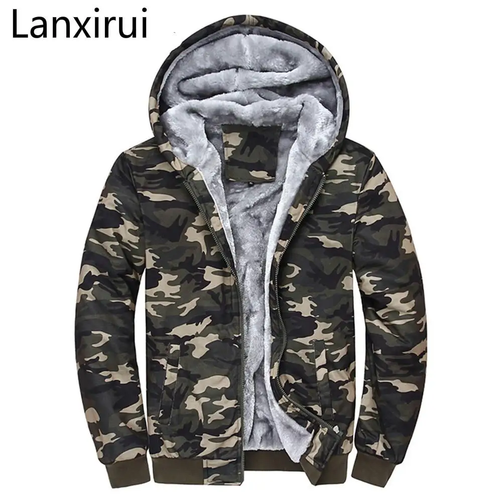 

New Arrival Winter Jacket Men Camouflag Warm Hooded Coats For Men Fashion Casual Camo Jacket Male Military Thicken Snow Coat