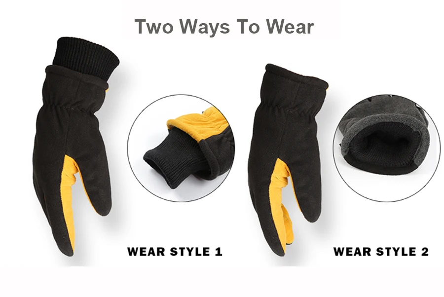 OZERO Winter Men Women Gloves TouchScreen Waterproof Windproof Gloves Outdoor Sports Warm Cycling Snow Ski Gloves Full Finger