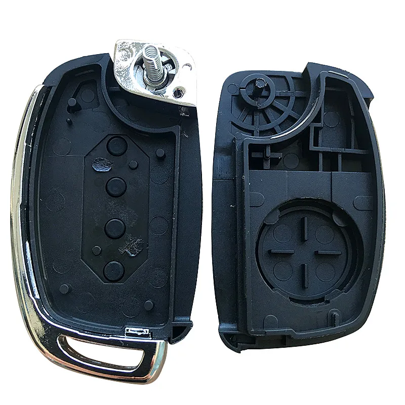 4 Buttons Car Flip Folding Remote Key Shell Fob Case For HYUNDAI Mistra Santa Fe Sonata Tucson Accent I30 I40 I45 key case car key shell car remote key car key key shell
