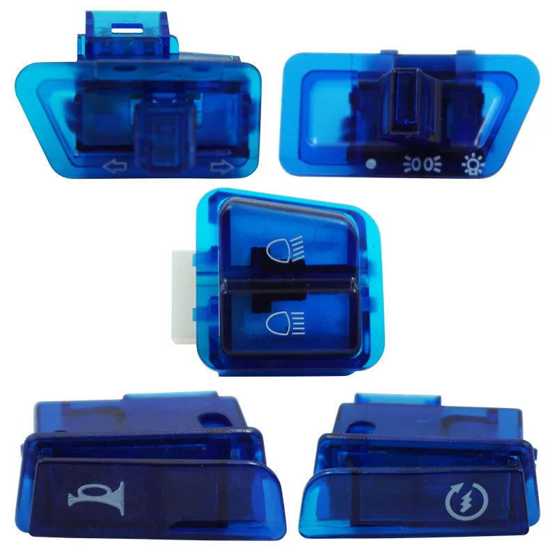 Headlight Switch 5pcs GY6 50cc 125cc 150cc Moped Scooter Turn Signal Headlight Horn Dimmer