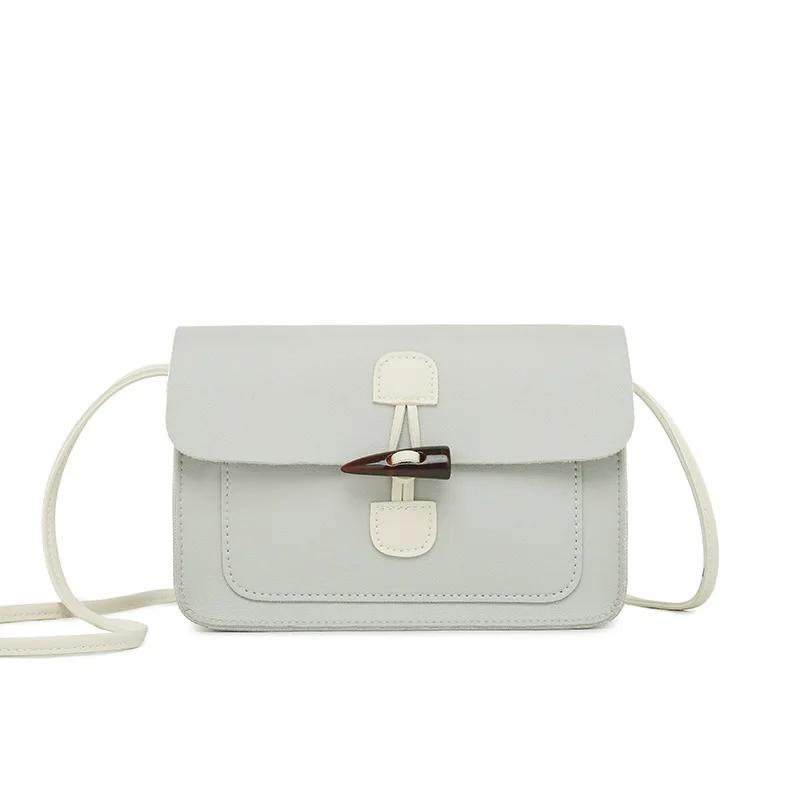 

Square Sling Bag Women's Shoulder Korean-style Purse 2018 Summer And Autumn New Style Contrast Color Shoulder Mobile Phone Bag