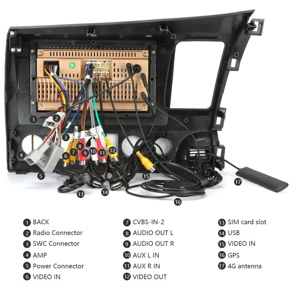 Excellent Jansite R9 4G 10" Car Radio For Honda Civic 2005-2011 RDS Wifi Android Touch screen Bluetooth Multimedia Video player with frame 16 Excellent Jansite R9 4G 10" Car Radio For Honda Civic 2005-2011 RDS Wifi Android Touch screen Bluetooth Multimedia Video player with frame 16
