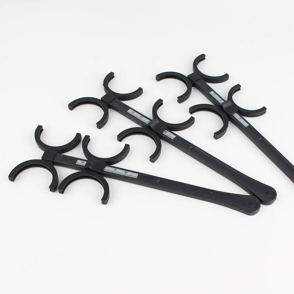 Plastic 4-Lens Confirmation Test Optical Trial Lens Holder Ophthalmic Flipper Adjustable PD Scale