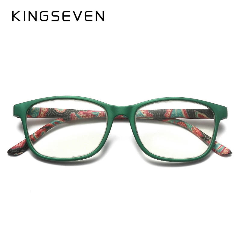 

KINGSEVEN New Full Frame Anti-Blu-ray Retro Small Face HD Reading Glasses Fashion Explosion Super Light