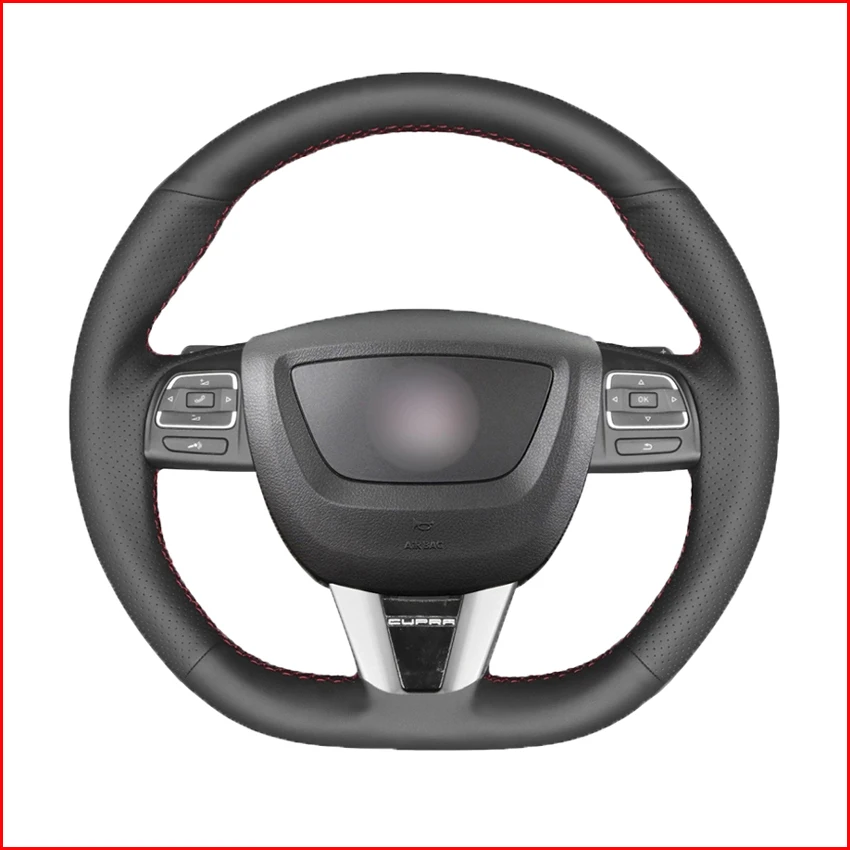 Искусственная кожа черный цвет искусственная сделай сам для Seat Leon Altea Cupra 2008-2012