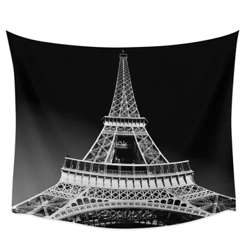 

Eiffel Tier France Paris Art Tapestry Cover Beach Towel Picnic Yoga Mat Home Decoration