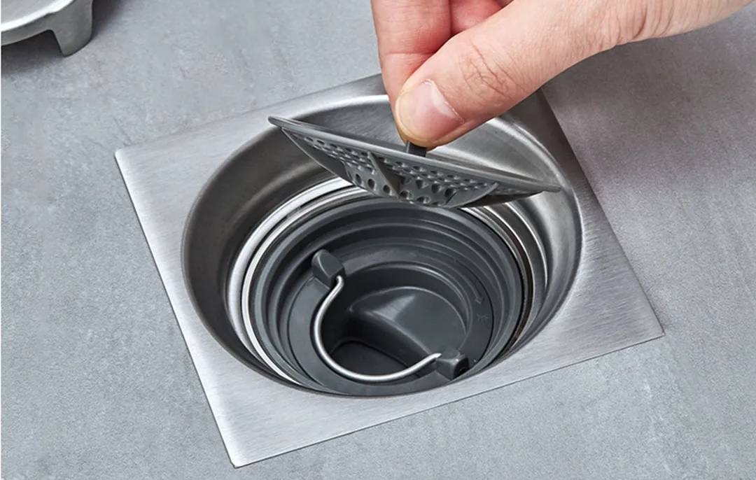 XIAOMI Diiib дезодорант-Слив для пола 304 нержавеющая сталь поворотный дренаж кухня ванная комната анти-блокирующий фильтр дренаж