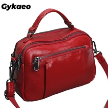 Gykaeo, роскошные сумки, женские сумки, дизайнерские, маленькие, натуральная кожа, сумка для девушек, уличная, повседневная, Воловья кожа, на плечо, сумки для покупок, сумка-тоут
