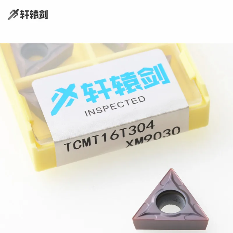 

10pcs TCMT16T304 XM9030 TCMT16T308 Tungsten Carbide Inserts Turning Tools CNC Cutting Tool Lathe Cutter