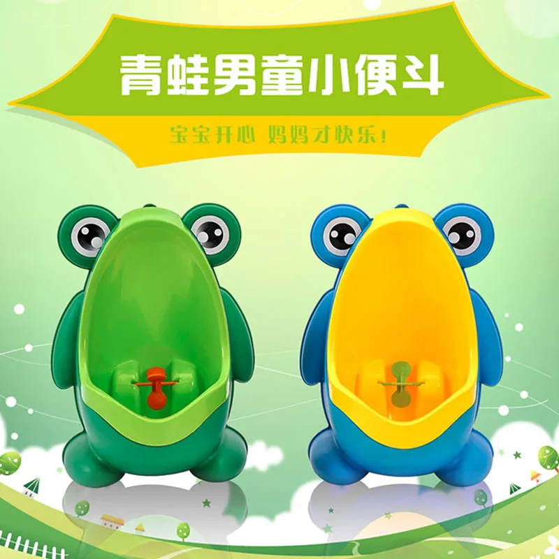 

Household Children Wall Mounted Urinal Chamber Pot BOY'S Standing Frog Urine Cup Baby Infant Potty Ware