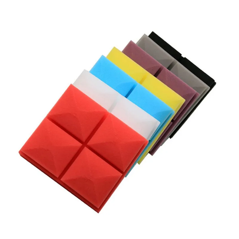 

5 Pcs Mushroom Head Soundproofing Foam Acoustic Wedge Panel Foam Board Sound Absorption Sponge Tiles