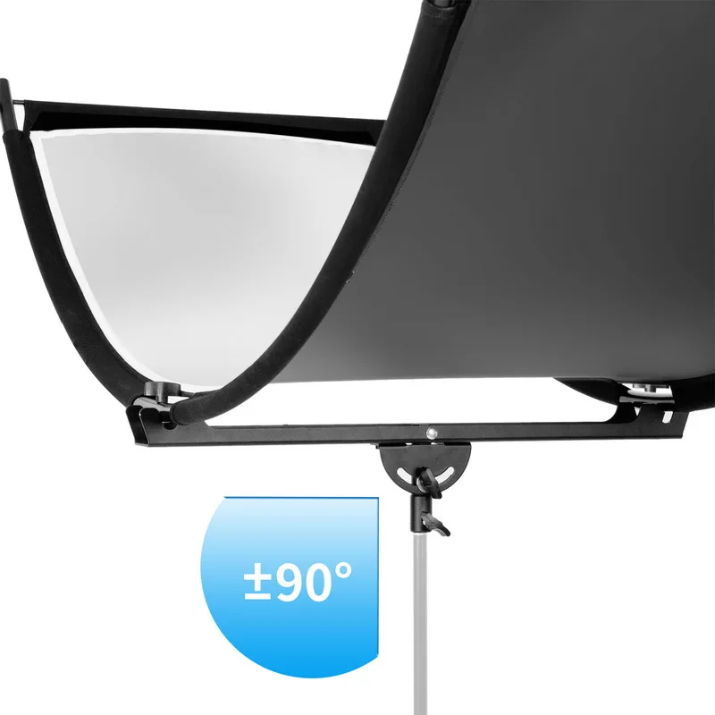 Selens-u-shape Curvo Luz Refletor Kit Difusor de Iluminação Ajustável para Fotografia Photo Studio Carregando 4in 1 - Image 2