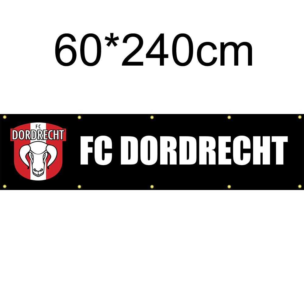 Голландский Флаг ФК dordклехта черный 60x240 см декоративный баннер для дома и сада |