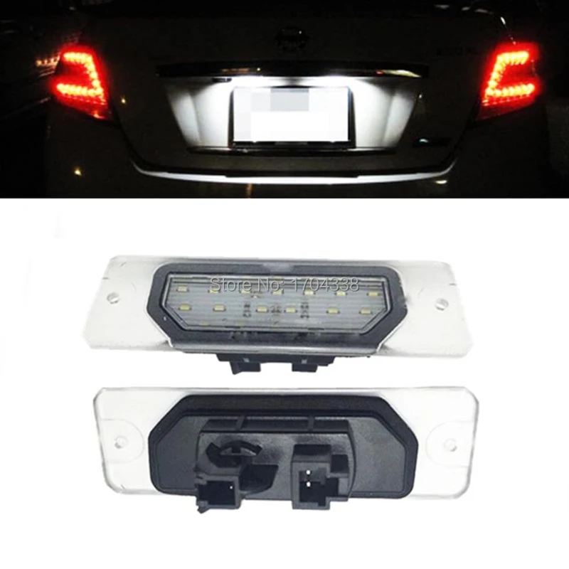 

2pcs 18SMD LED Number License Plate Light Lamps For Nissan Cefiro A33 MZXIMA CA33 Fuga