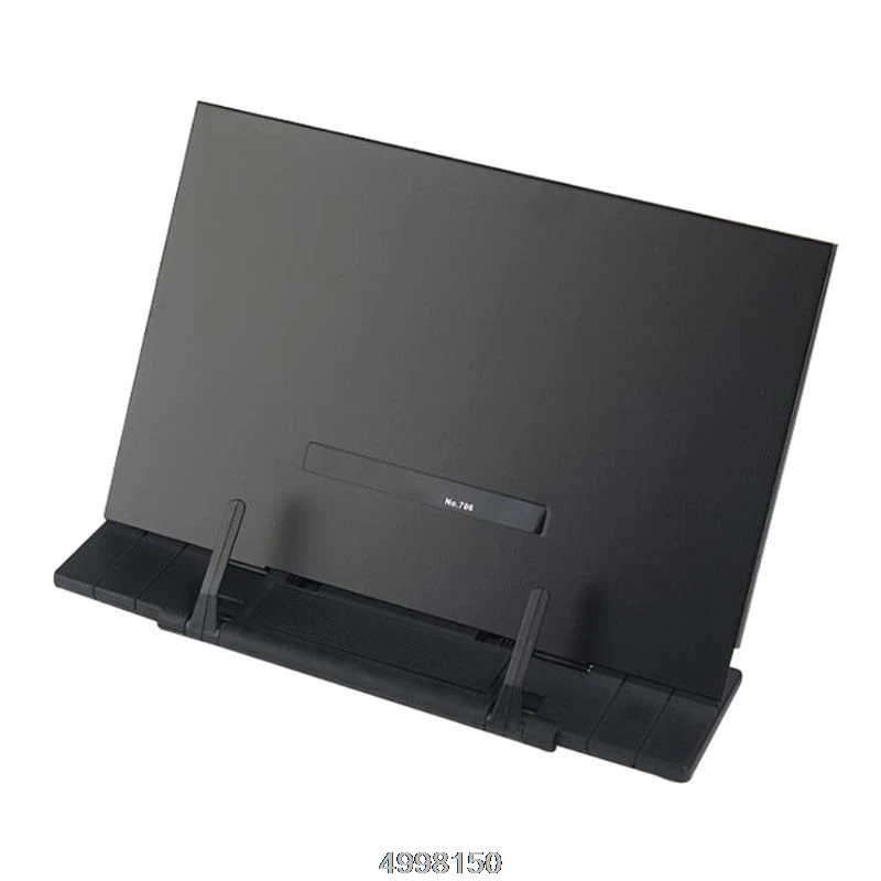 

Book Stand Frame Desk Reading Holder with 7 Tilt Adjustable Grooves Bookends