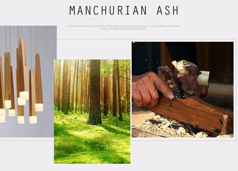 Современный подвесной светильник s crylic Wood match светодиодный светильник для помещений потолочный светильник для ресторана, бара, кофе, столовой светодиодный подвесной светильник