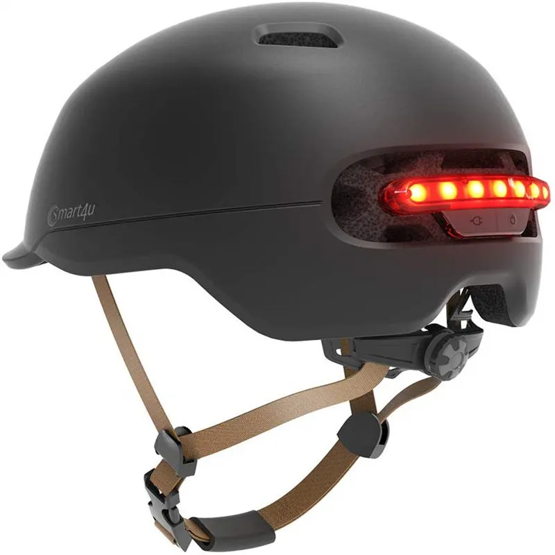 Electric Scooter Safety Helmet with Smart LED Warning Flash for Xiaomi M365 Pro Skateboard Ninebot E1/E2/E3/E4 | Спорт и развлечения