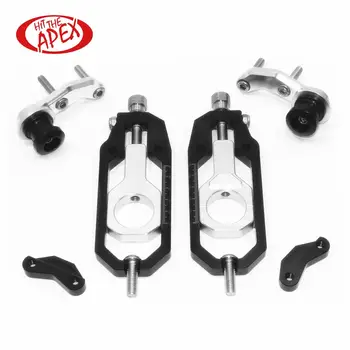 

For Yamaha-R1 YZF R1 2004 2005 CNC Chain Tensioner Catena Adjuster with Paddock Bobbins Aluminium Alloy 2004 2005